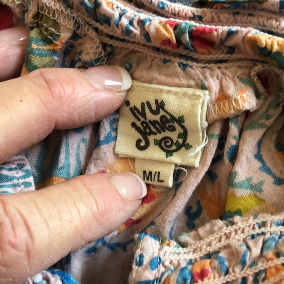 Ivy Jane blushing color boho top sz M/L - Picture 9 of 10